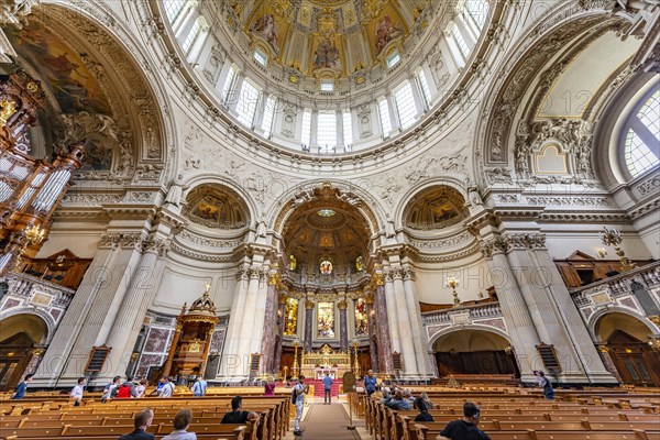 Interior view with altar