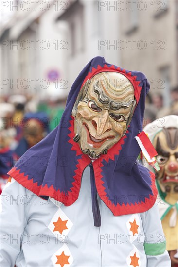 Portrait mask of Swabian-Alemannic carnival