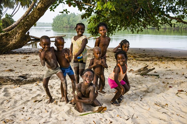 Children playing in the sand