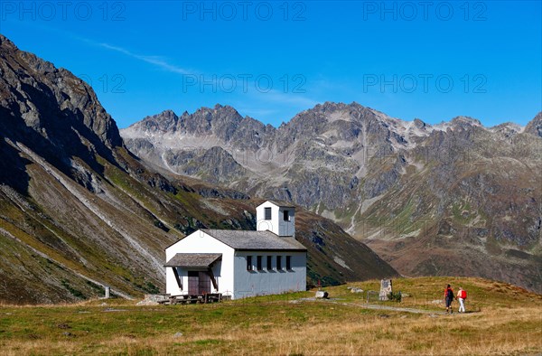 Hiker at the Barbarakapelle