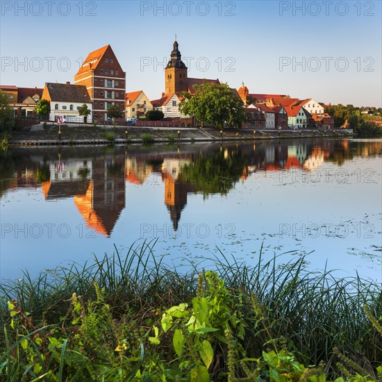 Havelberg with church St. Laurentius and cathedral St. Marien