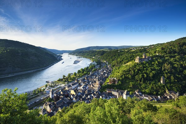 View of Bacharach on the Rhine