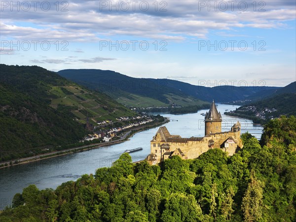 Stahleck Castle above the Rhine