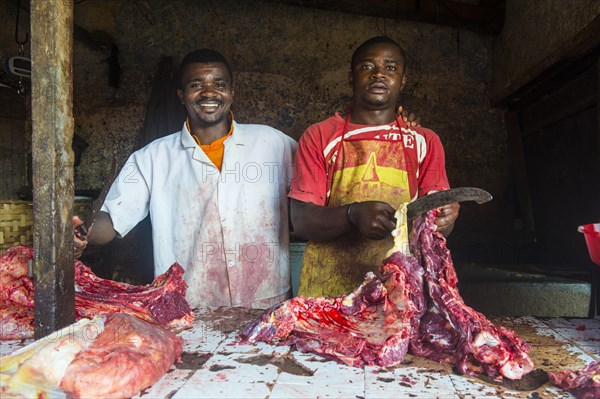 Local butcher in Foumban