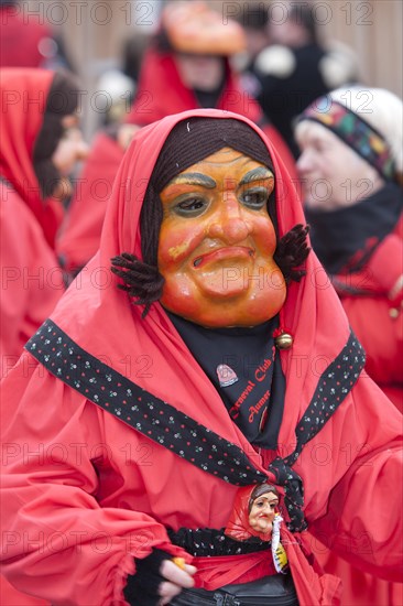 Portrait mask of Swabian-Alemannic carnival