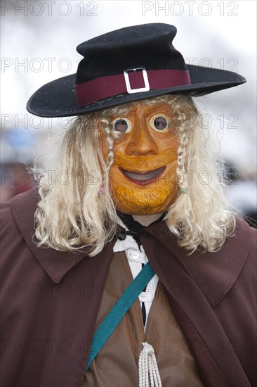 Portrait mask of Swabian-Alemannic carnival