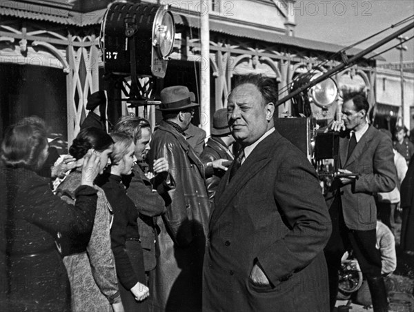 Actor Emil Jannings during the shooting of the film Ohm Krueger