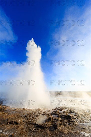 Eruption of the geyser Strokkur