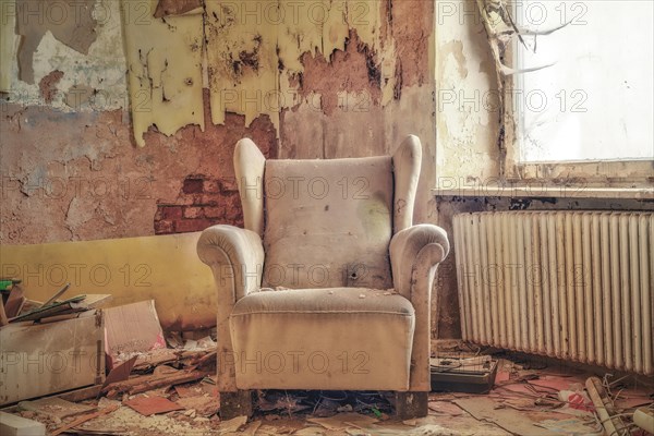 Living room with armchair