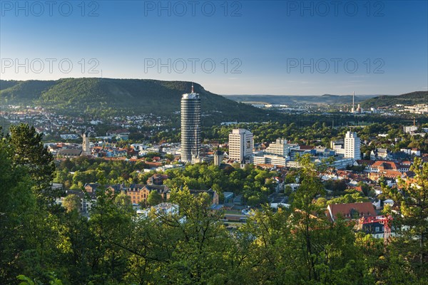 City view with JenTower and Friedrich-Schiller-University