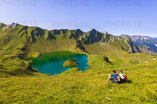 Schrecksee and Allgaeu Alps