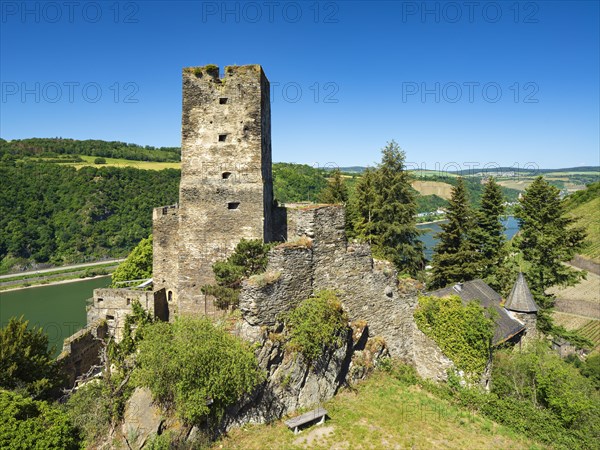 Gutenfels Castle on the Rhine