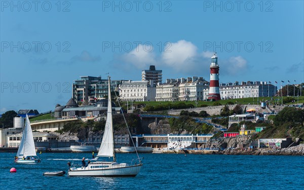 View of Plymouth from Mount Batten Tower