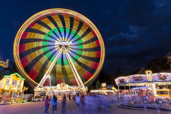 Ferris wheel at night