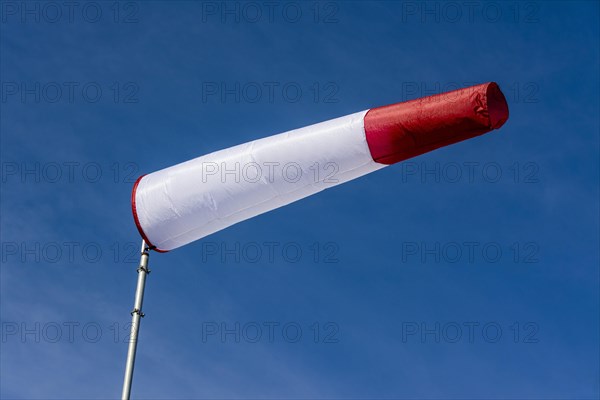 Windsock and blue sky