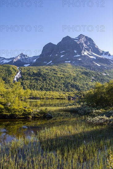 Lake Litlvatnet in Innerdalen High Valley