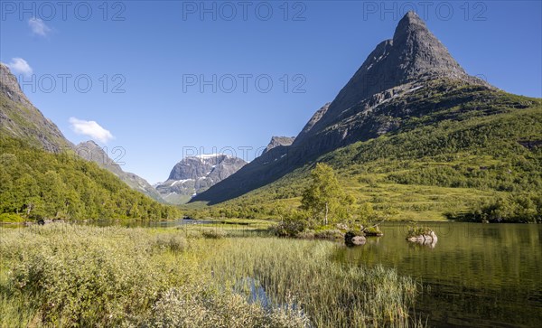 Lake Litlvatnet in Innerdalen High Valley