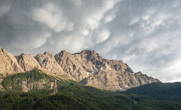 Zugspitze massif with Zugspitze