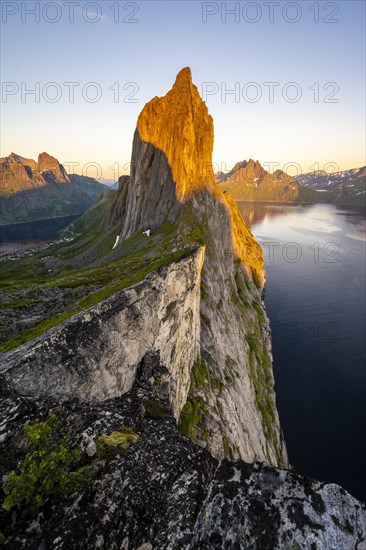 Steep mountain Segla