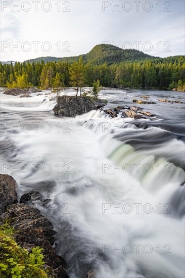 Rapids in the river Namsen