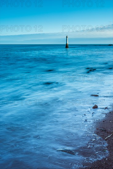 Long time exposure of Lighthouse in High Tide