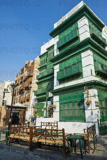 Traditional houses in the old town of Jeddah