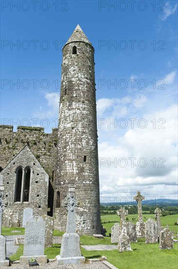 Medieval castle and church ruins of St. Patricks Cathedral