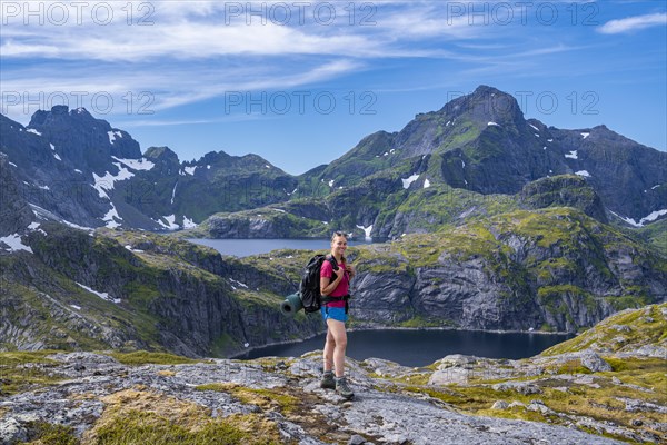 Hiking on hiking trail