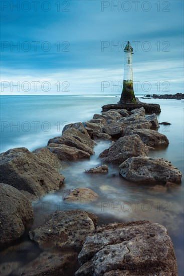 Long time exposure of Lighthouse in Low Tide