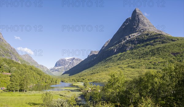 Lake Litlvatnet in Innerdalen High Valley