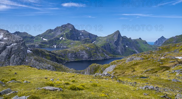 Lake Tennesvatnet and Krokvatnet