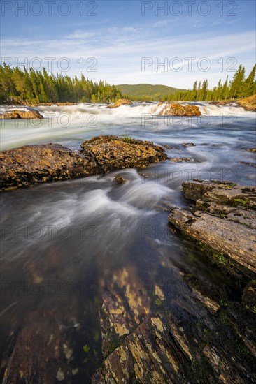 Rapids in the river Namsen