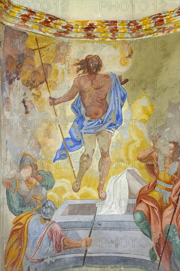Fresco of Christ's Resurrection