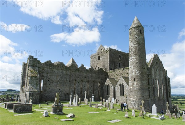 Medieval castle and church ruins of St. Patricks Cathedral