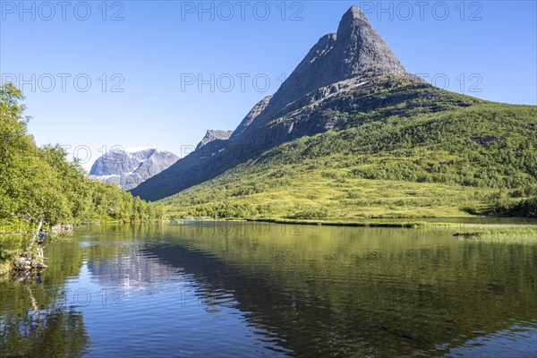 Lake Litlvatnet in Innerdalen High Valley