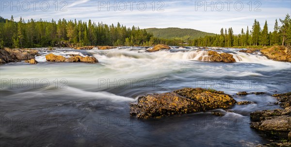 Rapids in the river Namsen
