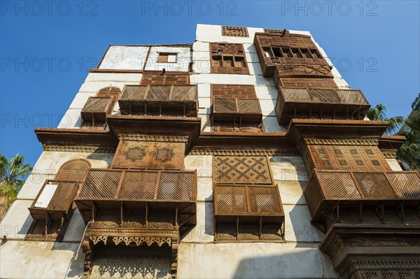 Traditional houses in the old town of Jeddah