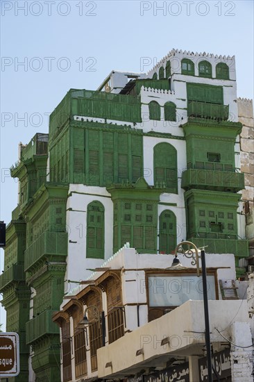 Traditional houses in the old town of Jeddah