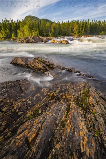 Rapids in the river Namsen