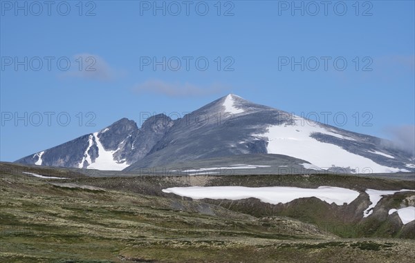 Fjell with mountain Snohetta