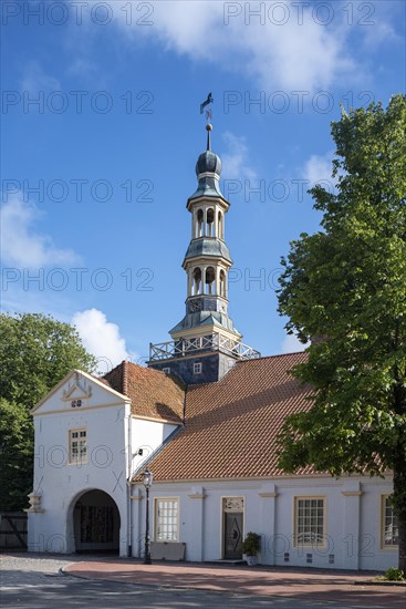 Gate house of moated castle Norderburg