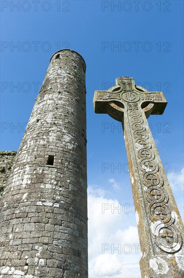 Medieval castle and church ruins of St. Patricks Cathedral