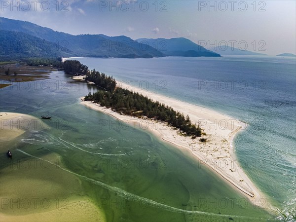 Aerial of Tizit beach