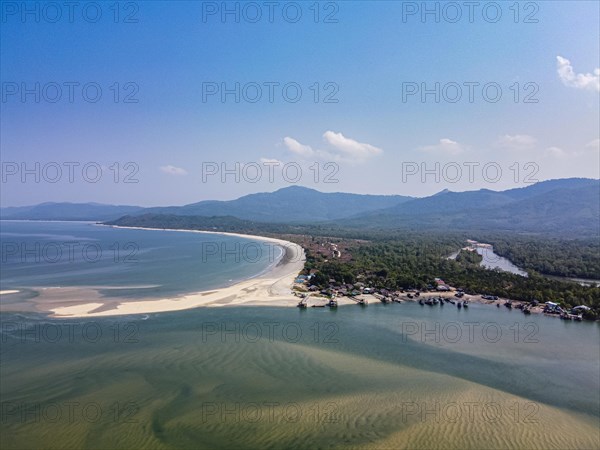 Aerial from Maungmagan beach