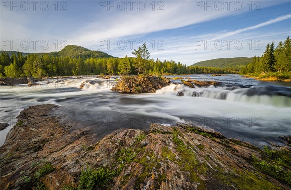 Rapids in the river Namsen