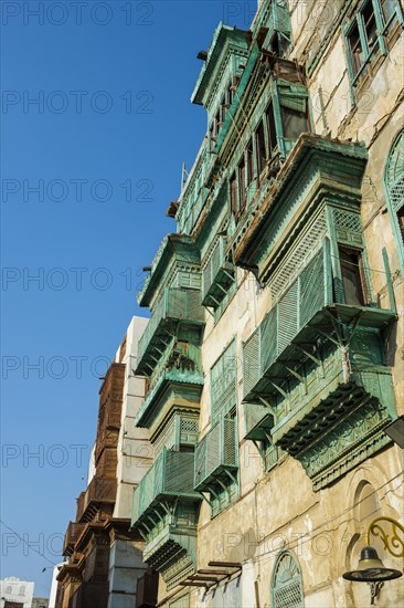 Traditional houses in the old town of Jeddah