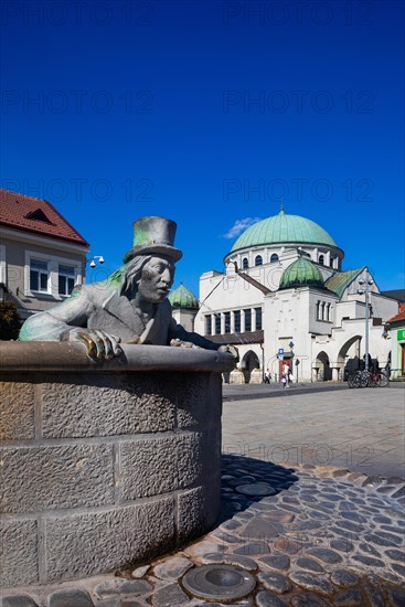 Fountain with fountain figure Vodnik