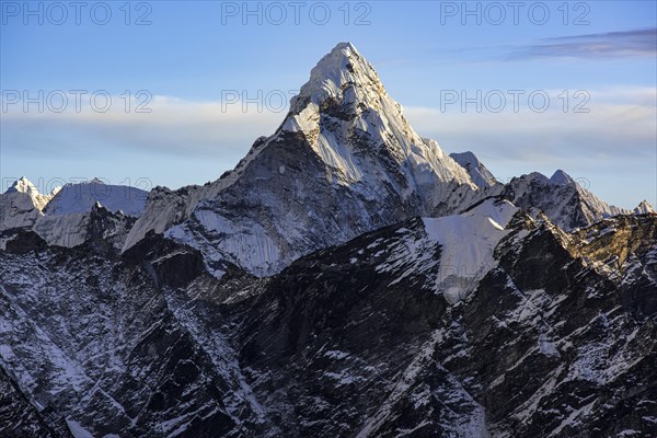 Ama Dablam 6812 m in the evening light