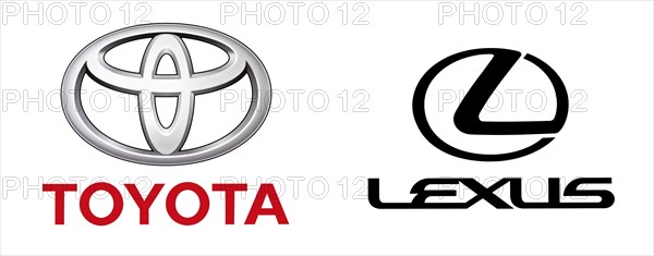 Logo of the car brand Toyota and Lexus