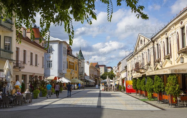 Restaurants in the pedestrian zone